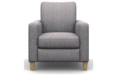 Heart of House Harrison Fabric Chair - Ash